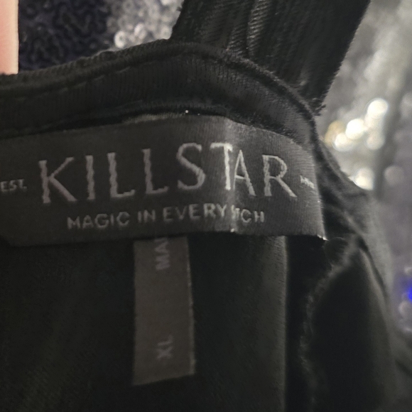 Killstar Black Lace-Up Suspender Skirt (Like New) - Picture 6 of 7